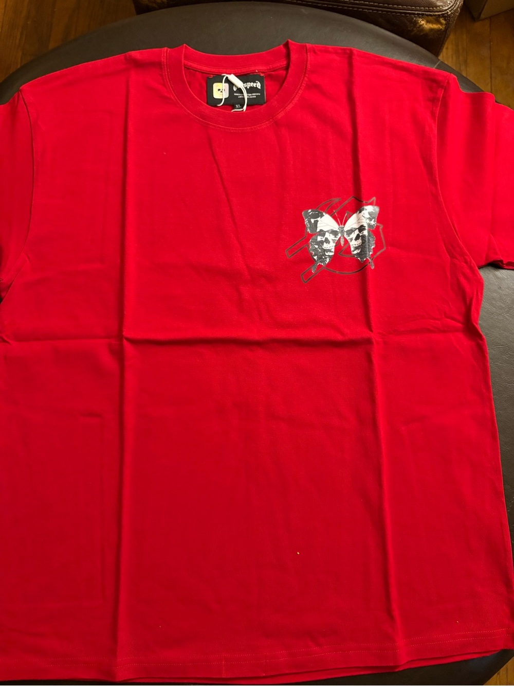 Godspeed Red skull butterfly T shirt